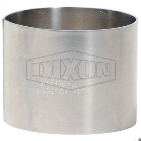 Dixon King Crimp Crimp Sleeve, 3 in Nominal, 3-3/4 L x 0.09 in Thick, Carbon Steel, Domestic CS300-12CS